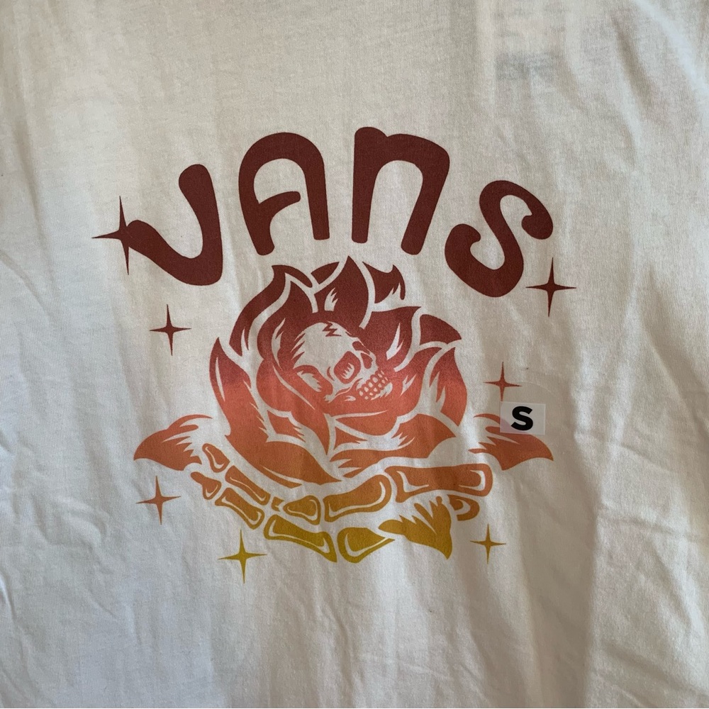 VANS rose mini tee. NWT